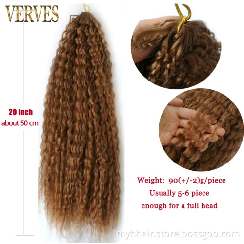 Wholesale Pre Stretched Ombre Braiding Bomb New Passion Twist Synthetic Crochet Braid Hair Soft Light OEM Natural Afro curllItem